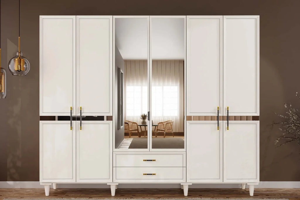 Cardon 6 Kapılı MDF Gardırop