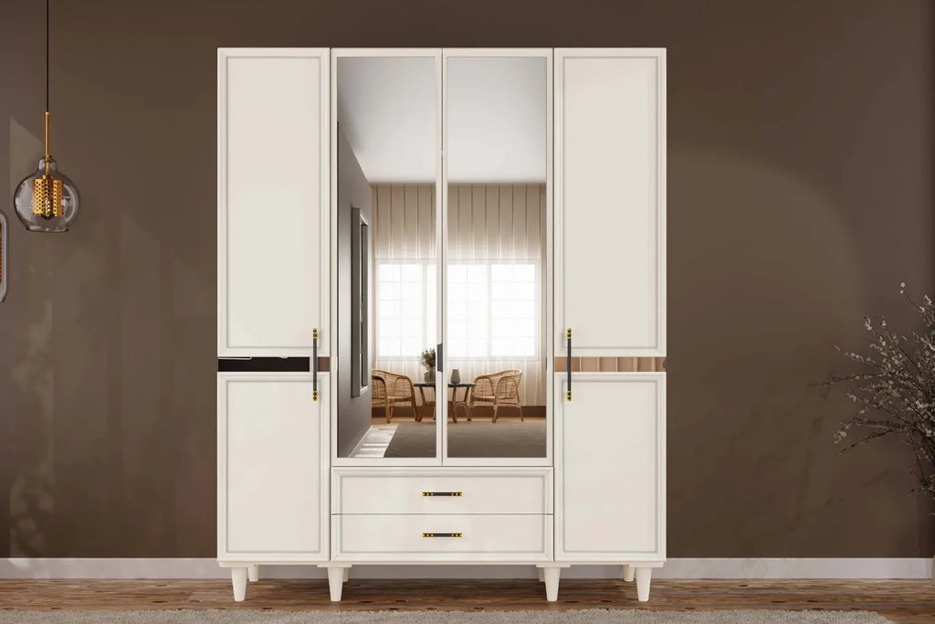 Cardon 4 Kapılı MDF Gardırop