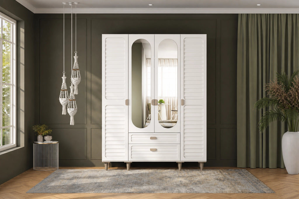 Anvalt 4 Kapılı MDF Gardırop