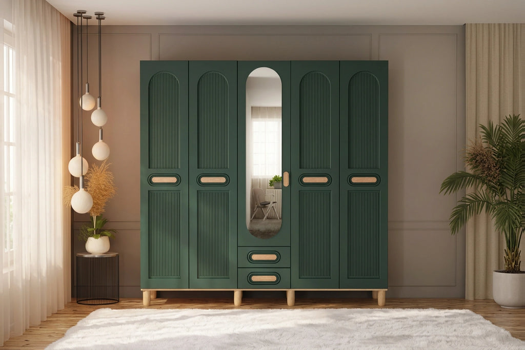 Bigeno 5 Kapılı MDF Gardırop