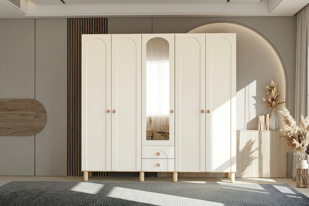 Picklet 5 Kapılı MDF Gardırop