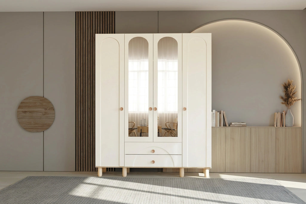 Picklet 4 Kapılı MDF Gardırop