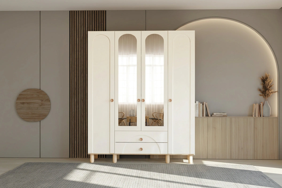 Picklet 4 Kapılı MDF Gardırop