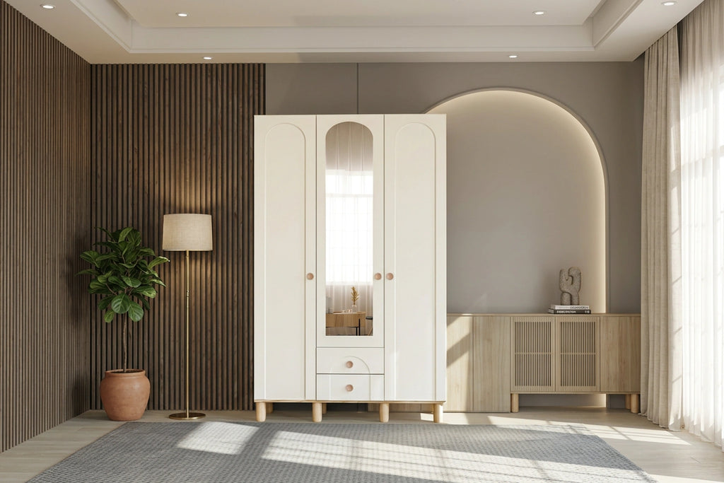 Picklet 3 Kapılı MDF Gardırop