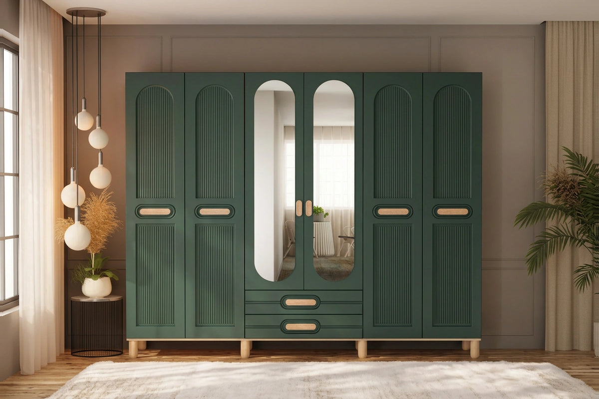 Bigeno 6 Kapılı MDF Gardırop