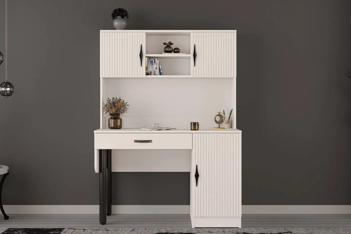 Lian Kitaplıklı MDF Çalışma Masası