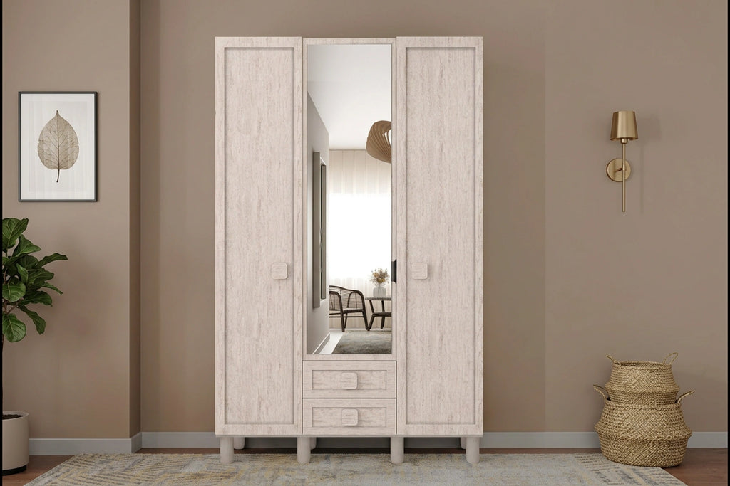 Nilly 3 Kapılı MDF Gardırop
