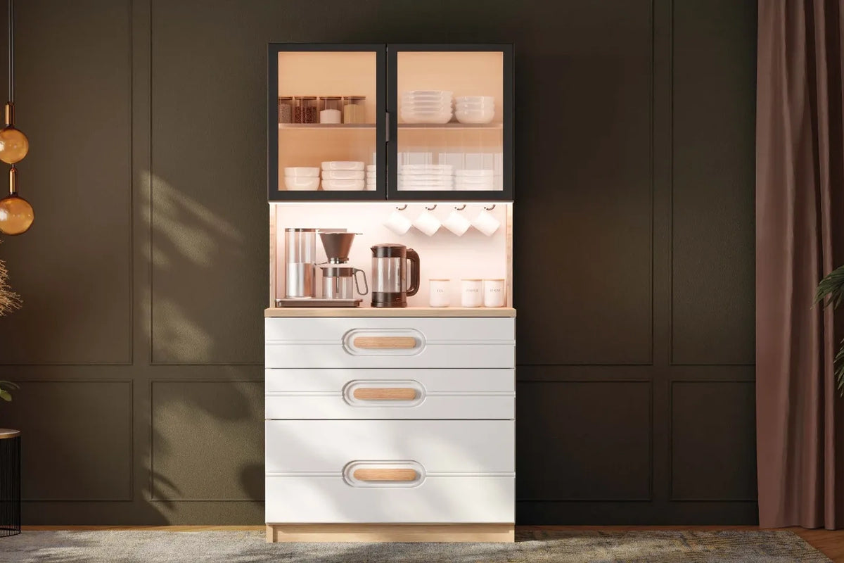 Orchide Çekmeceli MDF Kahve Köşesi